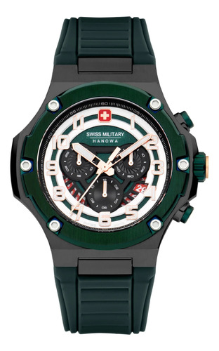 Reloj Swiss Military Smwgo0000640 Para Hombre Cronografo