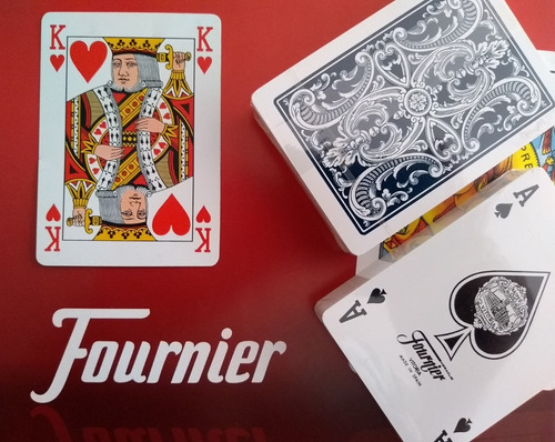 Naipes Poker Fournier 100% Plástico 2 Mazos 