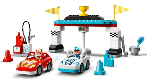Lego Autos De Carreras + Accesorios 44pcs +2 010947