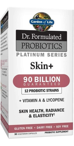 Probióticos Formula Platinium Series Skin+ 90 Mil Millones