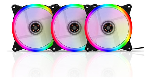 , Radiador De Ordenador Rgb Ventilador De 12 Cm Rgb Caja ,