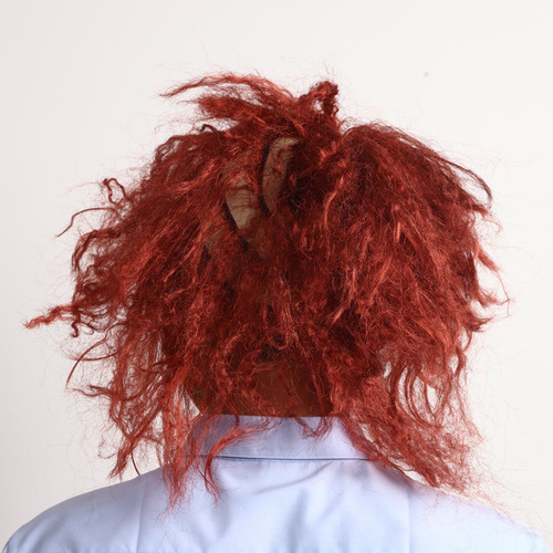 1 Máscara Unisex, Pelo Largo, Máscara De Látex Chucky,