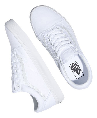 Tenis Vans Classics Old Skool Blanco