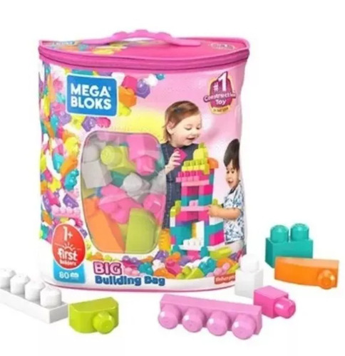 Mega Bloks Para Construir 80 Piezas Fisher Price Original