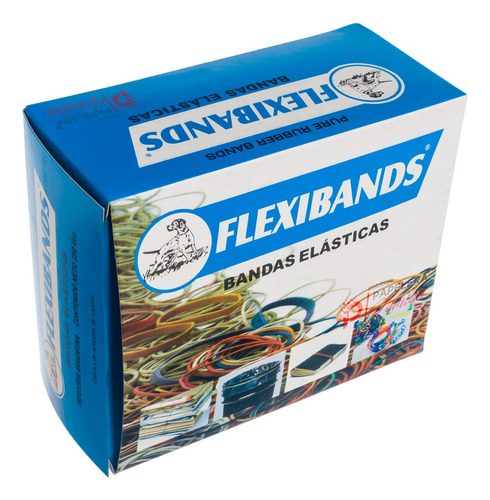 Banditas Elásticas Bandas Flexibands Caja 250gr Latex 40mm