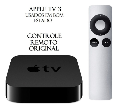 Apple Tv 3 Geração-full Hd Promoção! Controle Original.