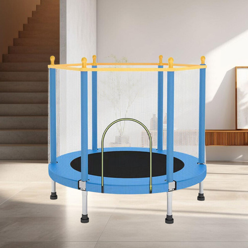 Trampolín Para Niños Al Aire Libre, Pequeño Azul