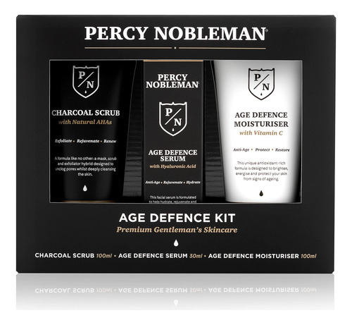 Set De Cuidado De La Piel Percy Nobleman Age Defense Con Exf