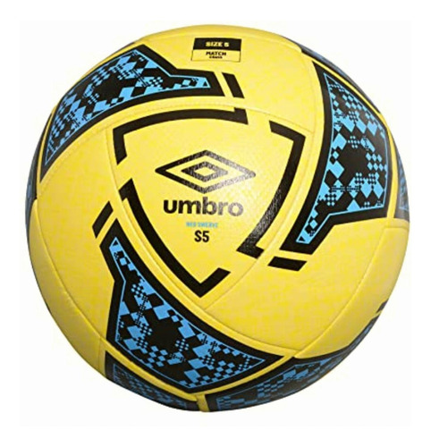 Umbro Neo Swerve Balón De Fútbol, Amarillo/negro/azul,