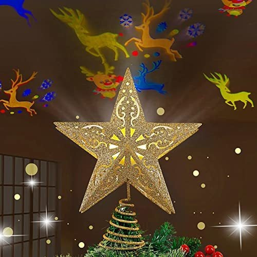 Estrella Para Arbol De Navidad Iluminado B09dktdj3y1
