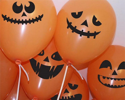 6 Adesivos Halloween Dia Das Bruxas Para Balão Bexiga Saci