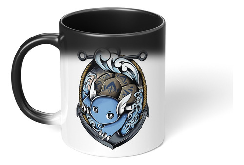 Taza Magica Cambia Color Pokemon Wartortle