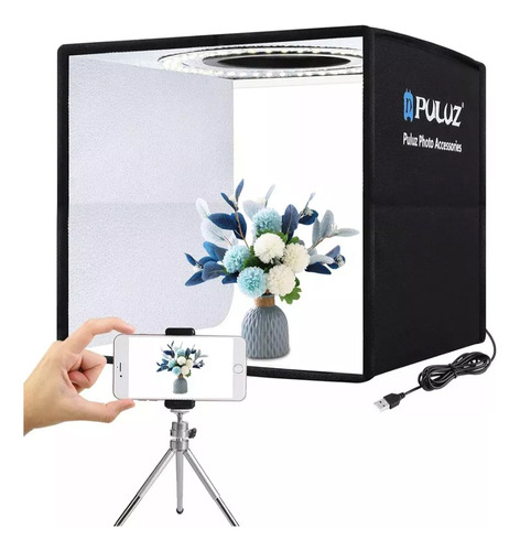 Caja De Luz Estudio Profesional De Fotografía 40cm X 40cm