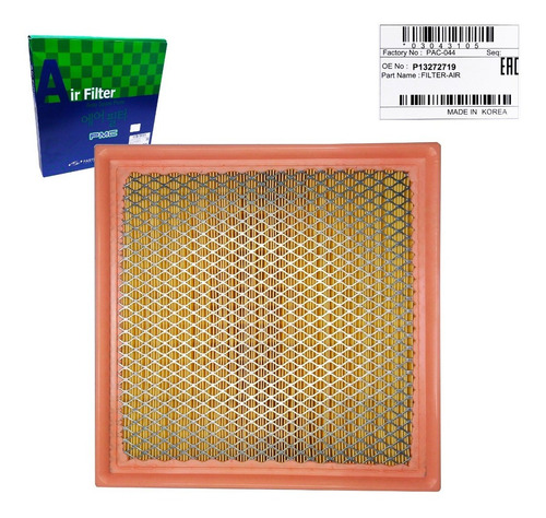 Imagen 3 de 6 de Filtro Aire Motor Orlando 2.4 2011 2012 2013 Original