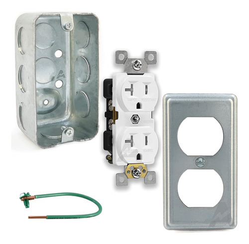 Kit De Caja De Tomacorriente, Caja Eléctrica De Utilid...