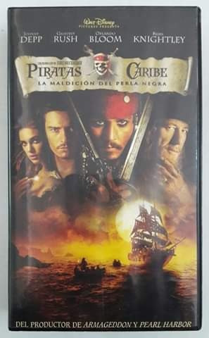 Vhs Piratas Caribe La Maldicion Del Perla Negra En Espanol