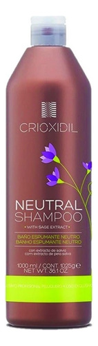 Shampoo Neutro Crioxidil Muy Suave Todo Tipo De Cabelllo 1lt