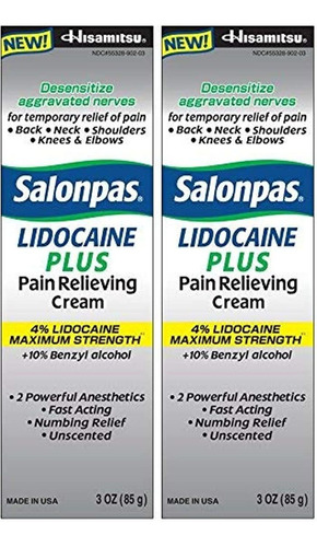 Crema Para Aliviar El Dolor  Salonpas