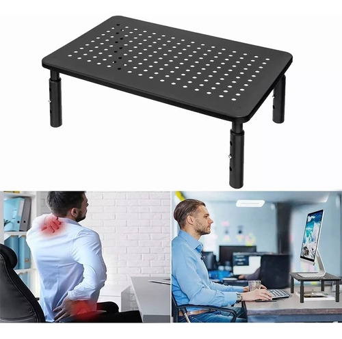 Soporte Para Monitor Pc Regulable En Altura, Base De Monitor