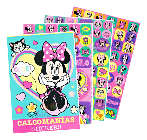 Mimi Minnie Mouse Fiesta Block De Stickers Min0m1