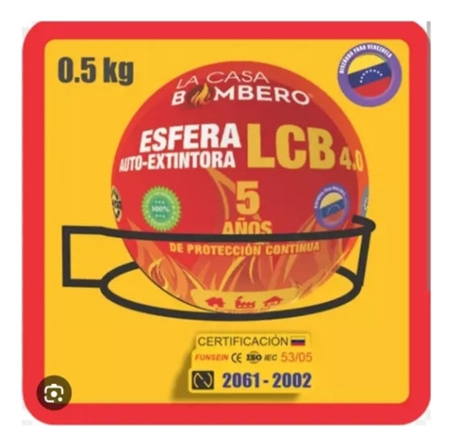 Esfera, Balón O Bola Extintora Automática Para Fuegos Abck
