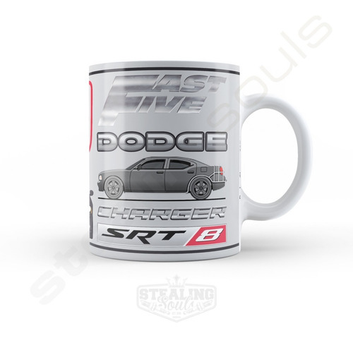 Taza | Fast Five Rapido Furioso | Dodge Charger Srt-8 2010