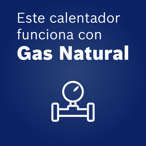 Calentador de Agua Instantáneo Modulante a Gas Natural, 20 Litros por Minuto, Para 4 Regaderas, Wifi (Accesorio por separado) , Balanz Vento Marca Bosch