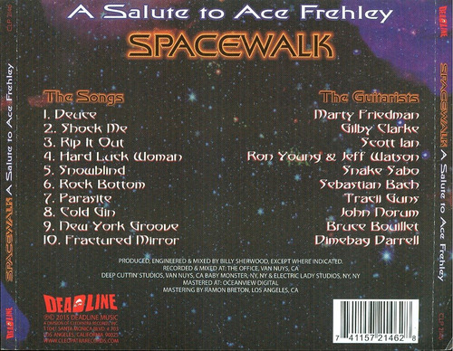 Ace Frehley Spacewalk Cd Salute Usa Cerrado Stock Moto Oca
