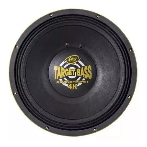 Alto Falante Eros Target Bass 4k 15 Pol. 2000w Rms - Amarelo