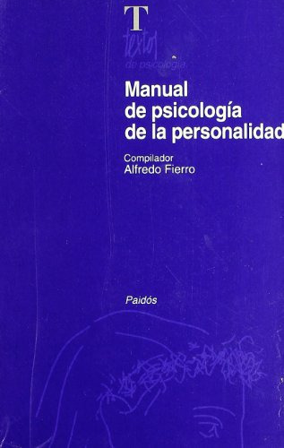 Libro Manual De La Psicología De La Personalidad  De Alfredo