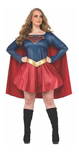 Rubie's - Disfraz De Supergirl Con Curvas Para Adulta, Talla