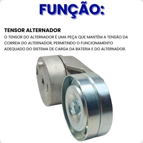 Tensor Correia Alternador Volare V6 Mwm Sprint 4.07tca 05 06