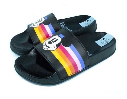 Imagen 4 de 4 de Sandalias Mkacss22042 Negro Disney Moletto