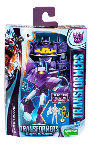 Figura De Shockwave Deluxe Class (12,5 Cm) Transformers +6