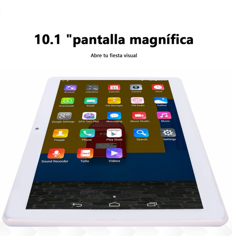 Tableta Mtk6797 Chip 10.1 S10 Rom128gb Y Ram6gb Negro