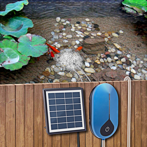 1.5w 3600mah Bomba De Oxigênio Solar Tanque De Peixes