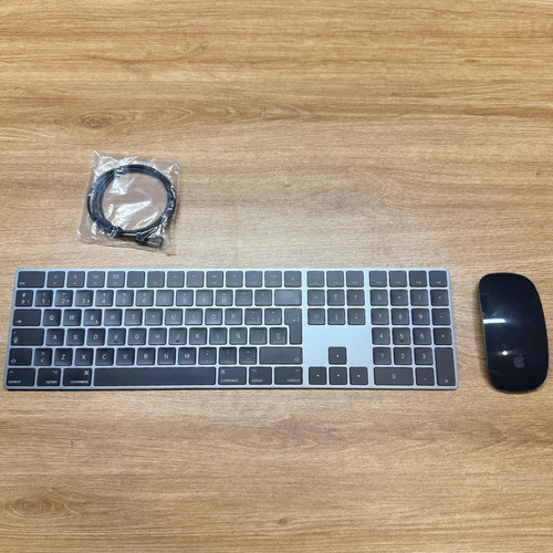 Apple A1843 Kit Teclado Y Mouse A1657 Español Color Negro (Reacondicionado)