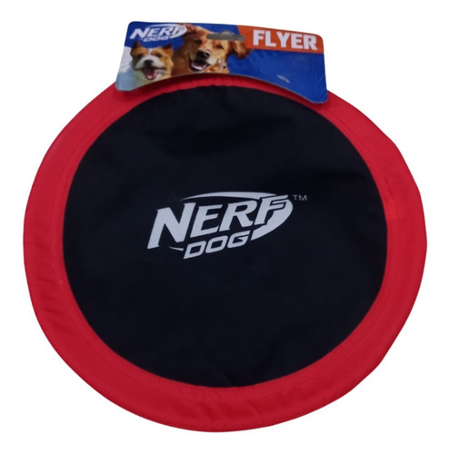 Frisbee O Flyer De Tela Para Perro Nerf - Negro