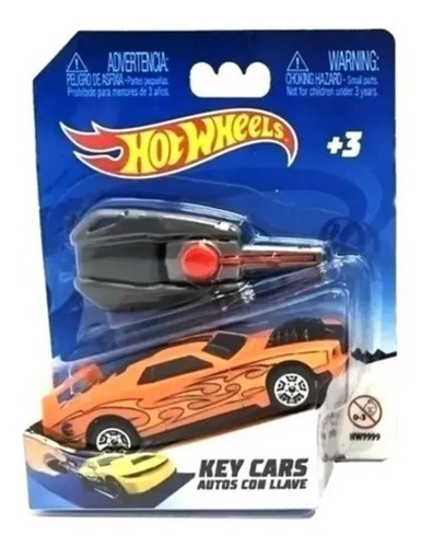 Hot Wheels Auto Con Llave Lanzador Key Cars Faydi