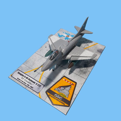 Maqueta Avión A Escala 1/48 A-4b Tordillo Argentino Malvinas