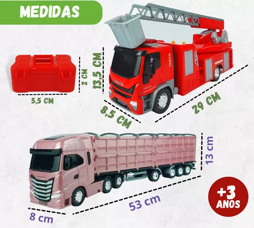 Caminhão Iveco Graneleiro Articulado Que Abre Infantil