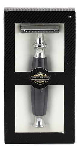The Shaving Co Kit Crema Afeitar Menta Rastrillo Negro Bowl