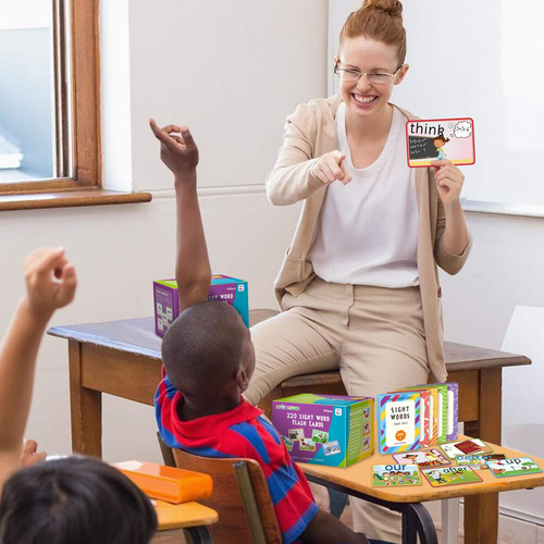 Tarjetas Flash Con Imágenes Y Movimientos Para Aprendizaje,