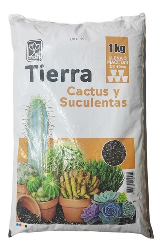 Sustrato Tierra Para Cactus Y Suculentas 1kg