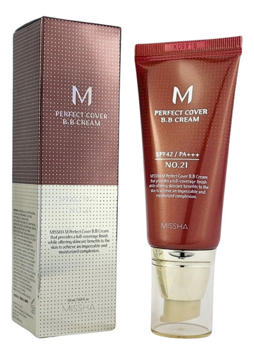 Base De Maquillaje En Crema Missha Perfect Cream Beauty 50ml