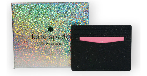 Porta Documentos Kate Spade Boxed Small Slim Black