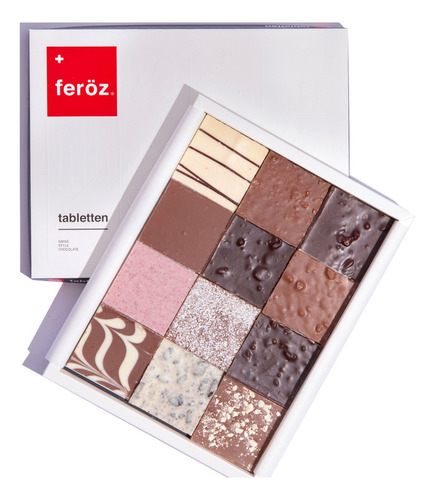 Tabletas De Chocolate 12 Unid. Feroz Chocolates - 360 G.