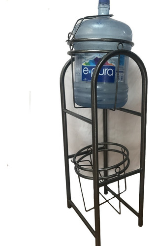 Porta Garrafon Agua Metálico Reforzado 2 Columpio Jaspeado