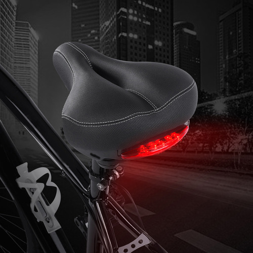Asiento Para Bicicleta Prostático Ultra Confortable Con Luz