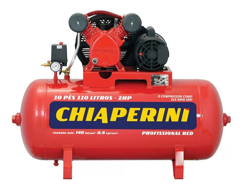 Compressor De Ar Chiaperini Red 10+mpi 110l Mono